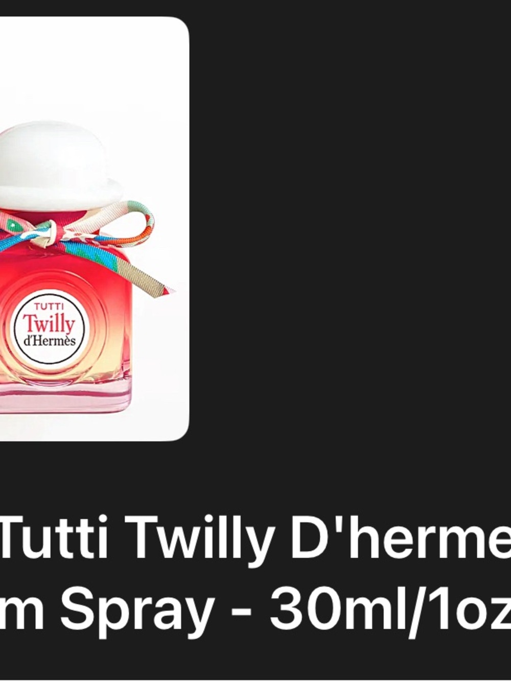 Hermes Tutti Twilly D’Hermes 30 ml new in box - Picture 2 of 2